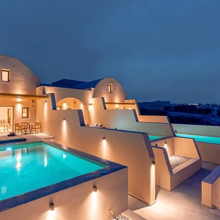 Santorini - - Sleeps 5 - Pool - Parking Mesariá